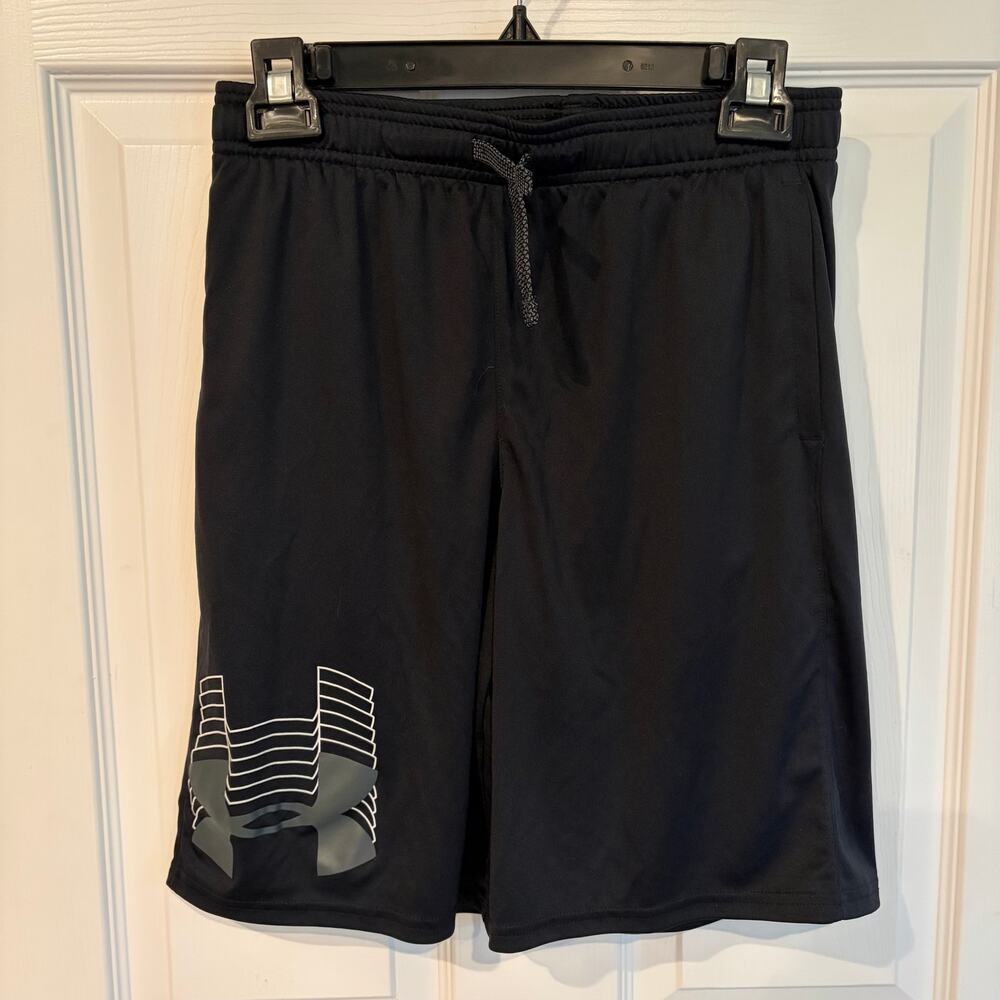 Under Armour Kid's Loose Gym Shorts Black Youth XL